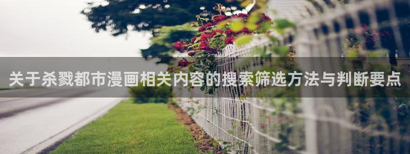 樱花日语课程：关于杀戮都市漫画相关内容的搜索筛选方法与判断要点